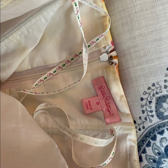 Lilly Pulitzer strapless floral dress - Picture 3 of 3